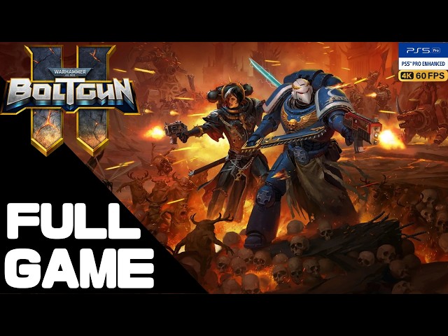 Warhammer 40,000: Boltgun 2 Full Walkthrough Gameplay – PS5 Pro 4K 60FPS No Commentary