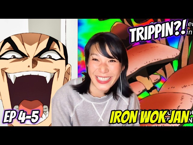 MAGIC MUSHROOMS! 😱😱 IRON WOK JAN EPISODE 4-5 REACTION