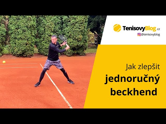How to improve a one-handed backhand #tennis #howtoplaytennis #practicetennis