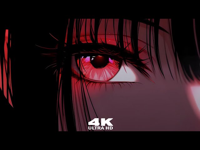 Girl With A Smooth Glance & Reddish Eyes Mysterious Anime Aura Live Wallpaper & Screensaver