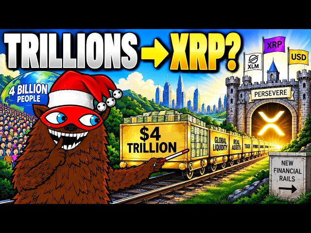$4 TRILLION, 4 BILLION People… XRP Is The New Financial RAILS?