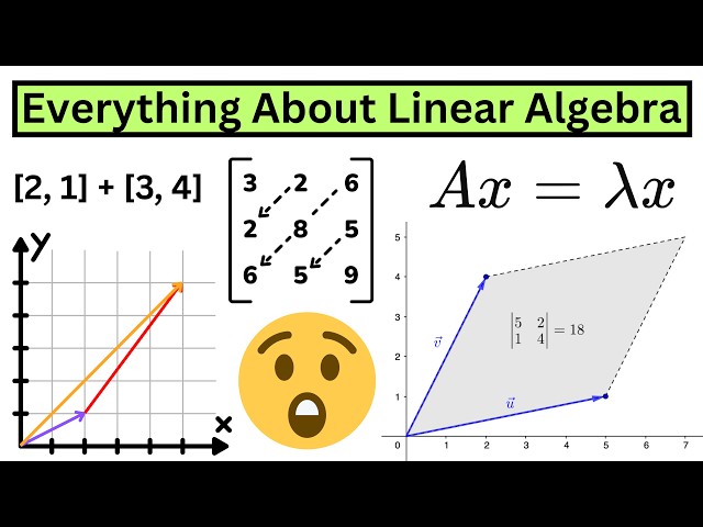 Everything About Linear Algebra in 10 minutes