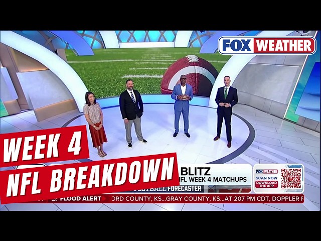Week 4 NFL Analysis Reveals What To Expect As Wet Weather May Dampen The Slate Of Games