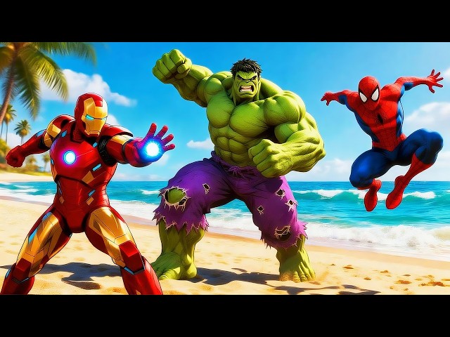 SPIDER-MAN, IRON MAN, HULK GAME ANIMATION🕸️🦸‍♂️💥