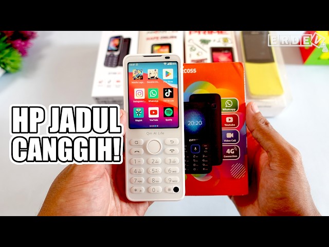 COBAIN BANYAK HP KEYPAD YANG UDAH CANGGIH DENGAN MODEL JADUL! - Nokia KaiOS, Qin Android, MocorOS