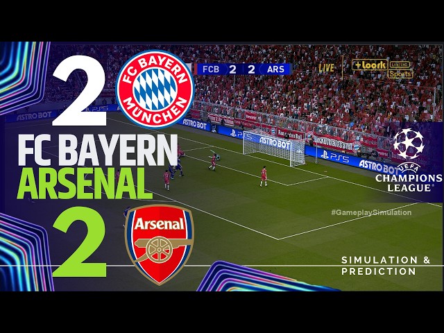 ⚽ Bayern Munich 2-2 Arsenal [HIGHLIGHTS] UEFA Champions League 26/27 ✅ | Match Simulation/Recreation