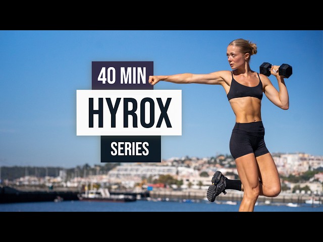 40 MIN HYROX HIIT at Home - Workout 2 - Cardio, Strength and to level up your Fitness