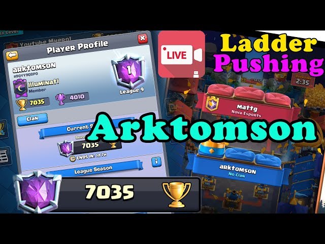 Arktomson 7035  Top 1 Global Live Ladder Push Gameplay
