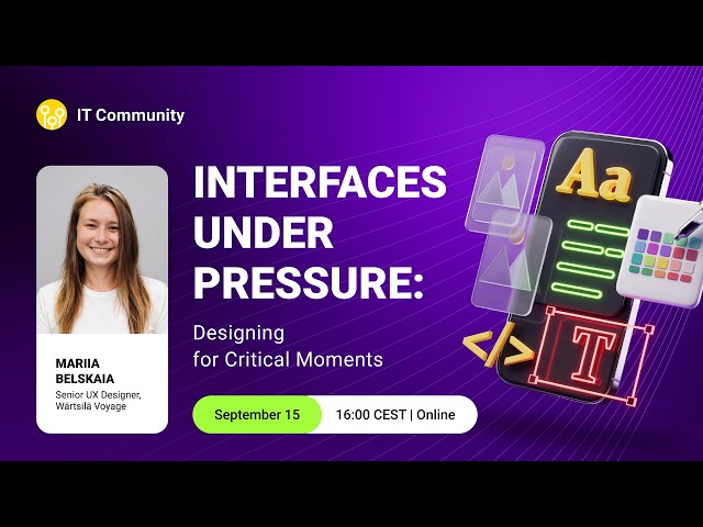 Interfaces Under Pressure: Designing for Critical Moments