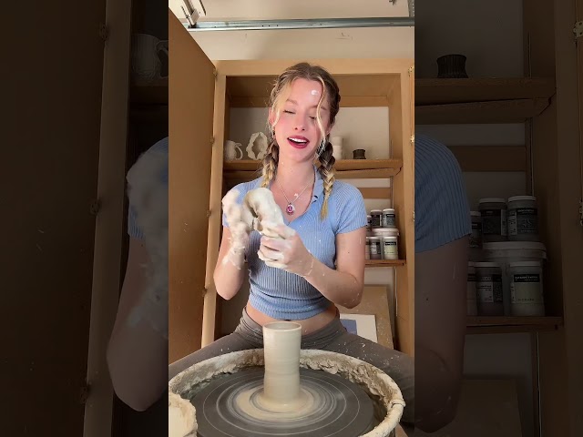 Always learning something new in the pottery studio