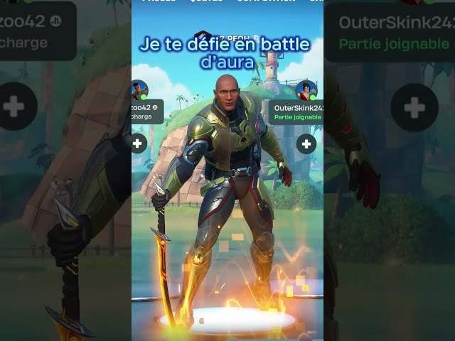 JE te défis en BATTLE D'AURA #fortnite #gaming #aura