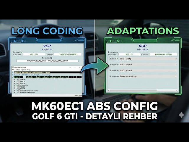 PQ35 ABS MK60EC1 Long Coding & Adaptation Guide | VW Golf 6 GTI