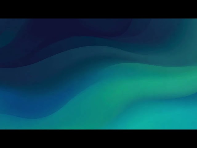 10 Hours Deep Ocean Waves Screensaver - Relaxing Wavy Gradient Background for Sleep, Work, Study[4K]