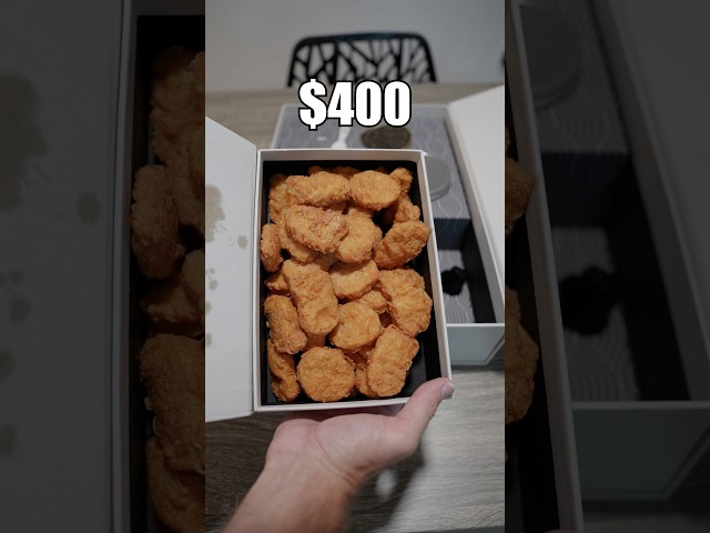 Куриные наггетсы за $5 против $400