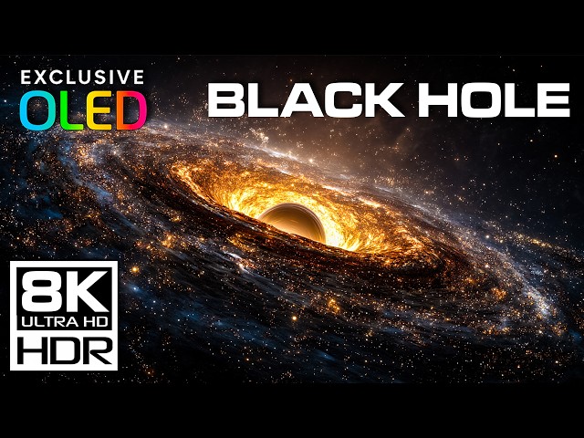 Ultra HD 8K Black Hole Journey | HDR Space Cinematic IMAX 60FPS