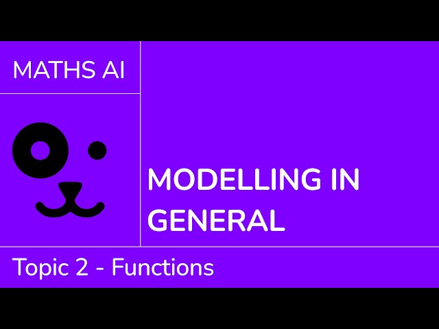 Modelling in general [IB Maths AI SL/HL]