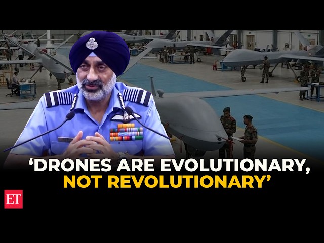 ‘Drones are evolutionary, not...’: IAF chief rules out separate drone force, stresses integrated Ops