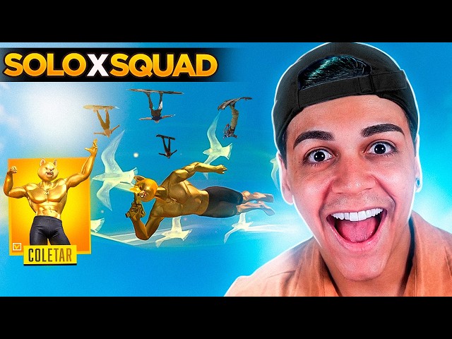 BUFF DOGGO IN A FRENZIED SOLO VS SQUAD RUSH!! FREE FIRE