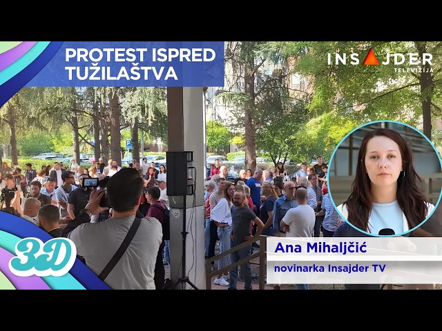 Protest ispred Tužilaštva zbog incidenta sa Šapićem
