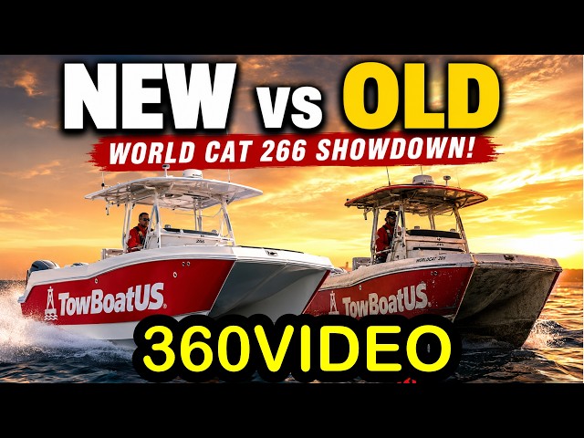 360 Video: Racing Our New vs Old Worldcat 266s! Which One is Going to be Faster??? #360