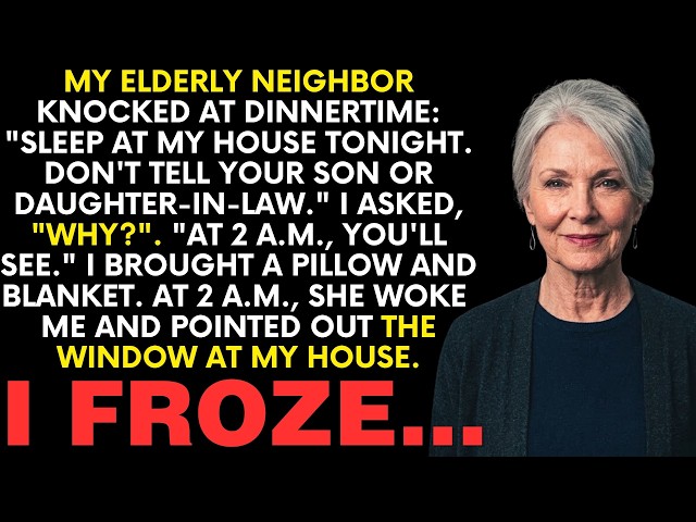 "Come Stay At My House — And Don't Tell Them." At 2 A.M., My Neighbor Pointed At My Window...