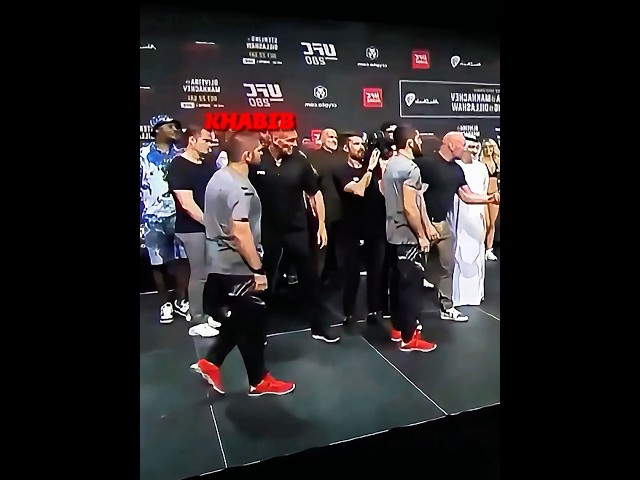 KHABIB VS CONOR WEIGH IN #boxing #mma #ufc