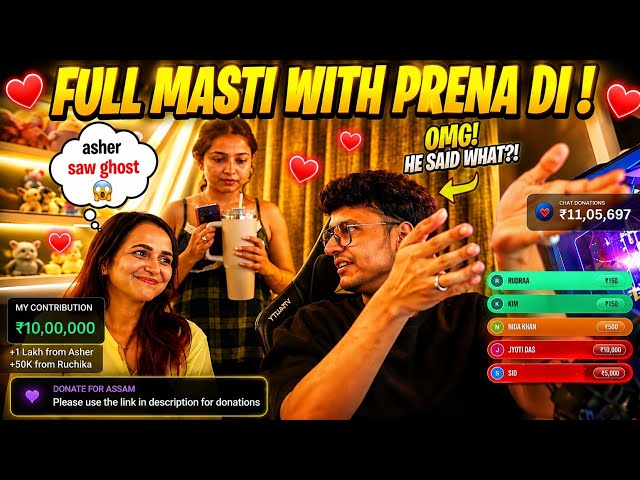 Nischay & Prerna's Live Stream Highlights❤️ | Best Funny Moments @triggeredinsaan @liveinsaan
