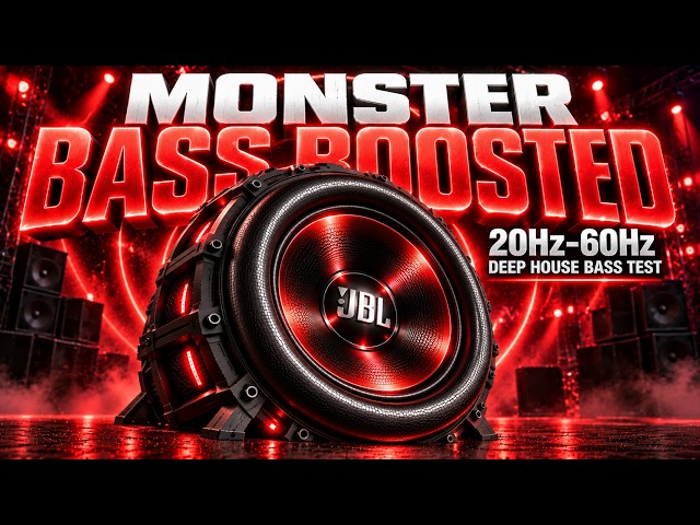 MONSTER BASS BOOSTED 🔊 Deep House Bass Test & Extreme Subwoofer Excursion - Heavy Bass Sound Check