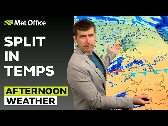 06/10/2026 - Rain in places - Afternoon Weather Forecast UK - Met Office Weather