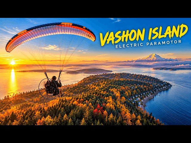 Electric Paramotor: Chill Fall Flight