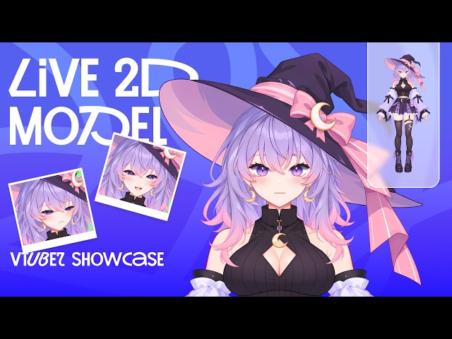 【Live2D model Showcase】Witch Girl VTuber