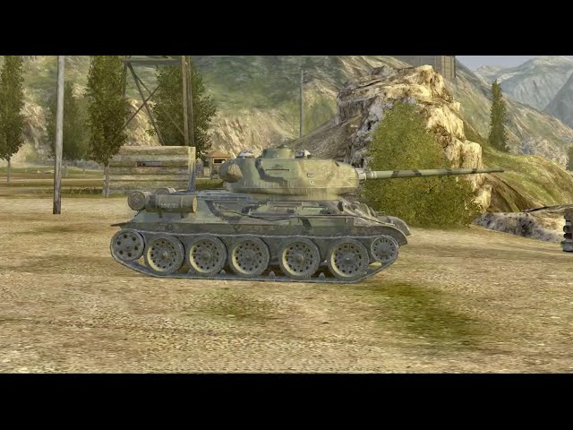 T-34-85 Breakthrough • 2 kills • 1.1k dmg • Wot Blitz