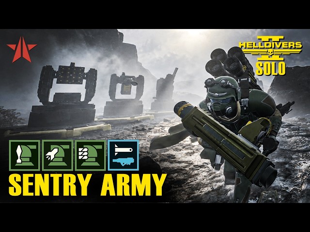 Helldivers 2 – Sentry Army DESTROYS the Incineration Corps | Solo Deathless | Super Helldive