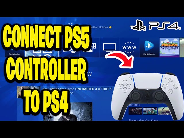 Как подключить контроллер PS5 к PS4