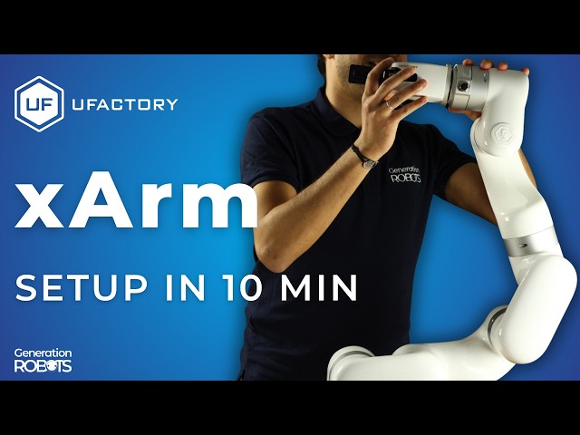 UFactory xArm 6 Setup in Under 10 Minutes  | Easy Robot Programming (Blockly, ROS 2, Python)