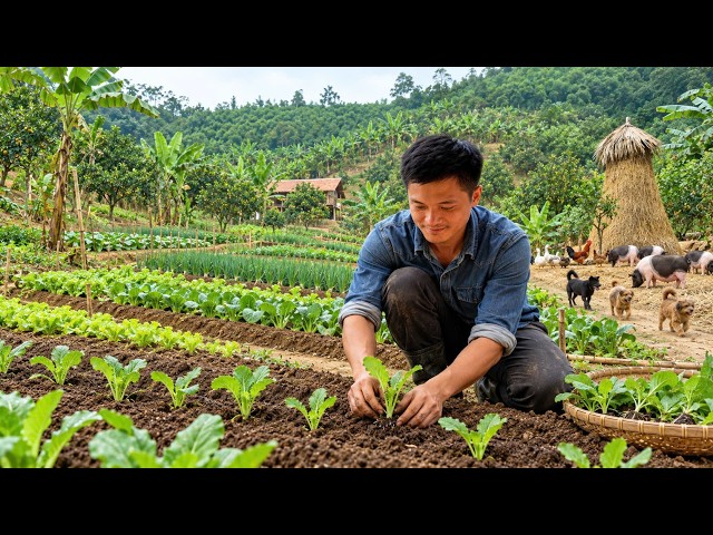 From Wasteland to a 1,000m² Vegetable Garden: An Orphan's Journey to Self-Reliance