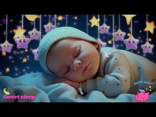 Baby Sleep Music 🎵 Mozart & Brahms Lullabies for Deep Relaxation 💕 Sleep Instantly Within 3 Minutes