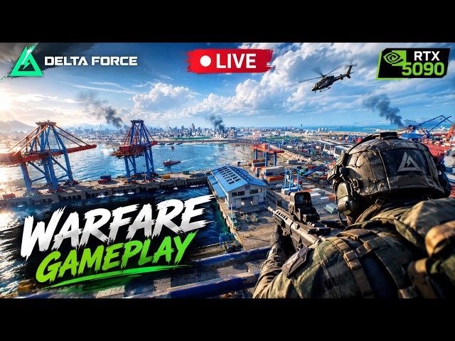 Delta Force Live: Fight Your Way Out! 🦾 | RTX 5090 Max Settings DLSS ON