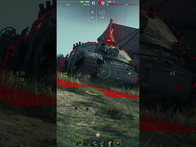 WOT - ARES 90 C - 6 KILLS 12K DAMAGE ACE TANKER - World Of Tanks