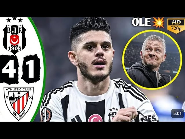Besiktas vs Athletic Bilbao 4-1 UEL Highlights All Goals 2025 | Athletic Bilbao vs Besiktas