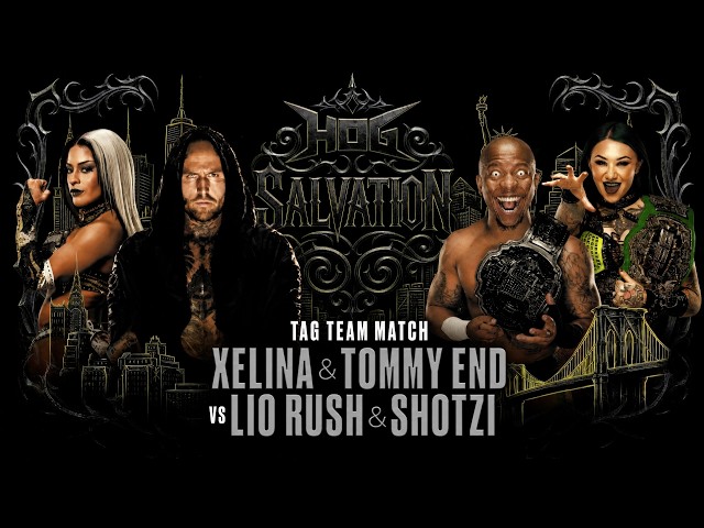 Xelina & Tommy End vs Lio Rush & Shotzi [Full Mixed Tag Match] HOG Salvation (10/9/26)