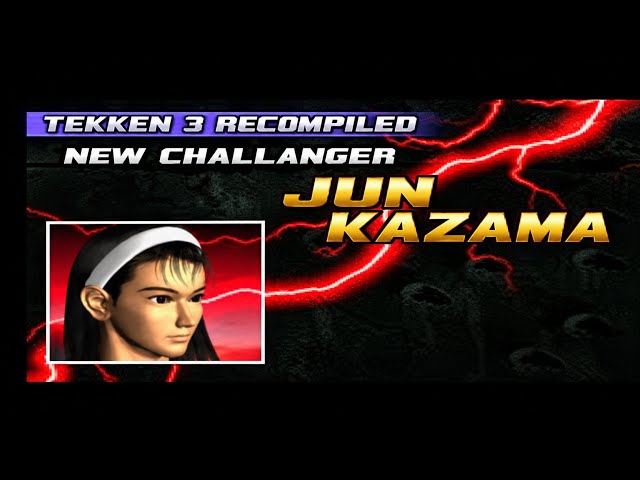 Tekken 3 Recompiled - New Challenger Jun Kazama