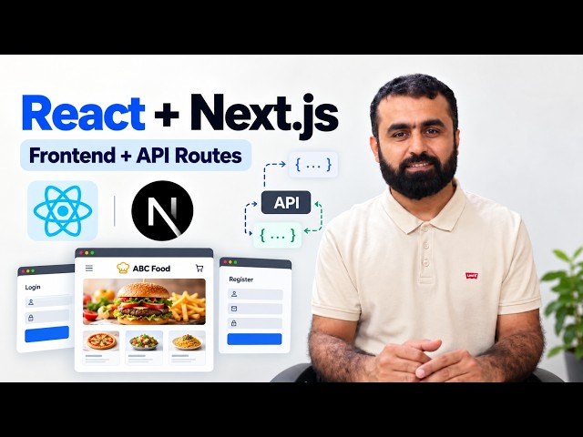 React + Next.js Build a Frontend & API Routes | ABC Food App