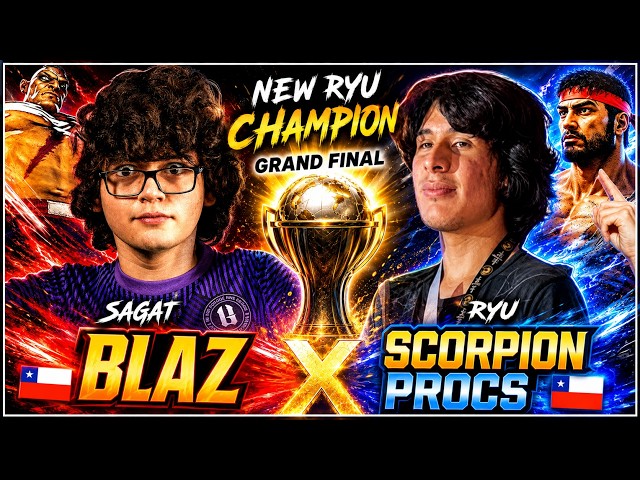 🔥SF6 — New Ryu🔥(ScorpionPROCS vs BLAZ)🔥World Warrior Grand Final Street Fighter 6