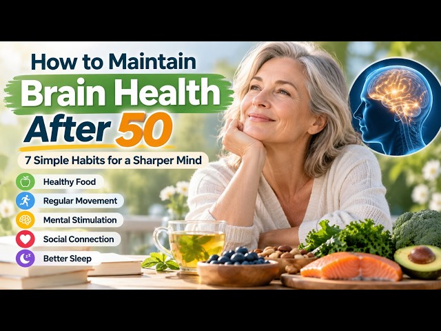 How to Maintain Brain Health After 50 | 7 Simple Habits for a Sharper Mind
