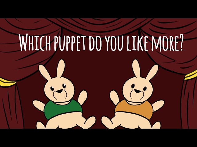 Which Puppet Do You Like More? Baby Morals