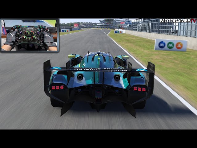 Le Mans Ultimate - Aston Martin Valkyrie LMH at Circuit de la Sarthe Mulsanne | Moza DD R9 Gameplay
