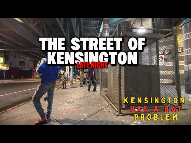 The Streets Of Kensington Late Night (Kensington has a rat Problem)