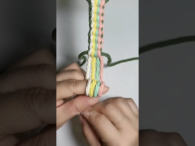 Easy DIY Multicolor Macrame Bracelet Tutorial for Beginners