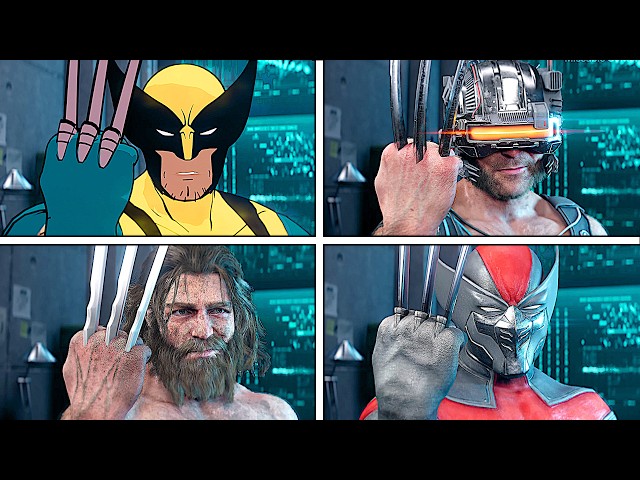 Wolverine Suit Up Scene with ALL SUITS Marvel's Wolverine (4K PS5 PRO)